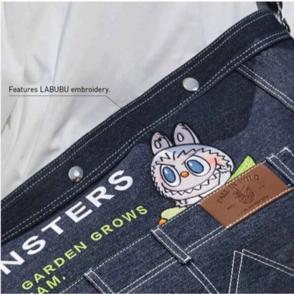 Labubu the Monsters Fall in Wild Denim Messenger Bag  Pop Mart New Sealed! - Picture 2 of 5